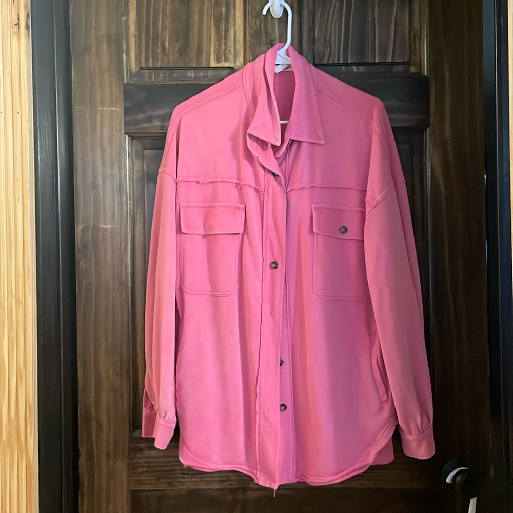 Pink Shacket